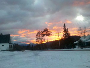 Sun Rise Carlson's Lodge