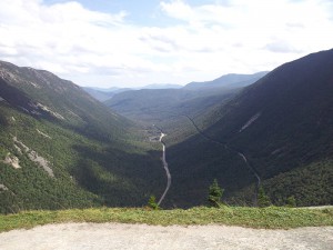 Crawford notch Mount Willard summer hiking views