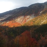 Crawford notch sunset fall foliage mountains scenery