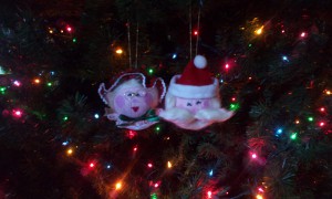 Christmas Tree decorations Mr. and Mrs. Claus