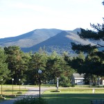 Front Carlson's Lodge North Twin Summer evening sunny
