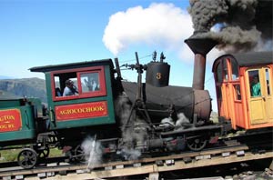 Cog Railway train Steam Engine Mount Washington