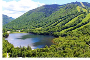 Cannon mountain summer echo lake ski trails hiking franconia notch