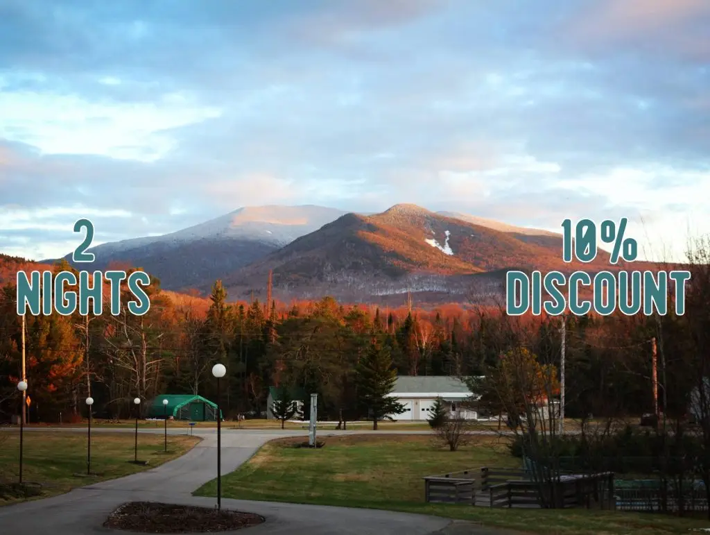 2 nights 10% discount