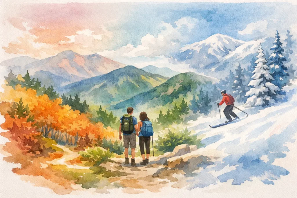 When to Visit White Mountains for Hiking, Skiing and Fall