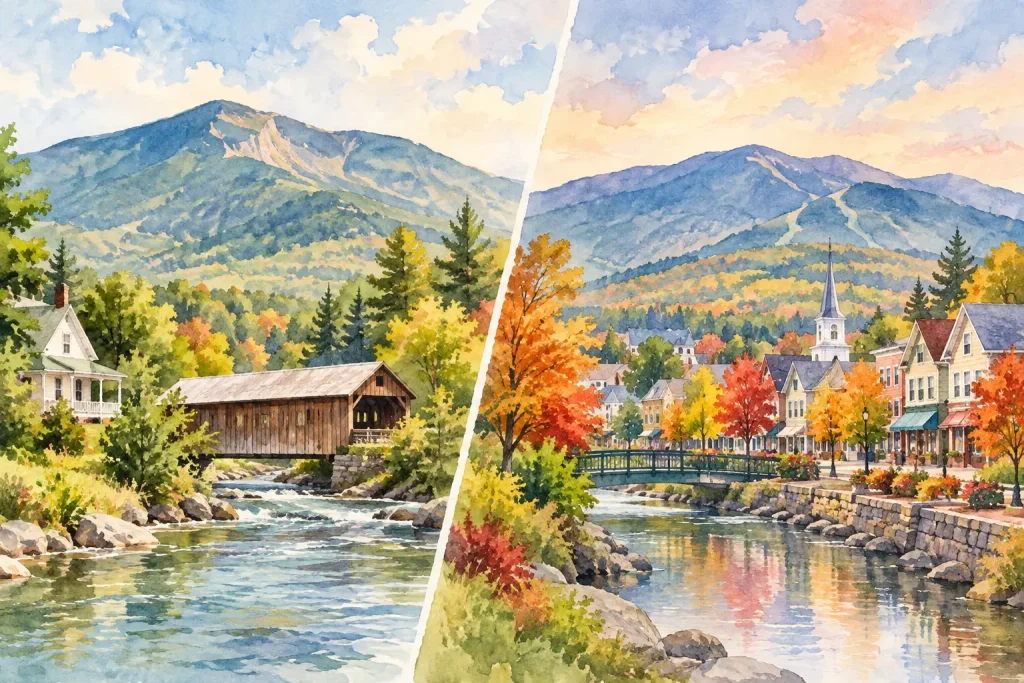 Twin Mountain vs North Conway: Where to Stay